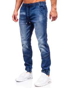 Herr Jeans-joggers Marinblå Bolf MP0118BS