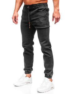 Herr Jeans-joggers Svart Bolf 9101