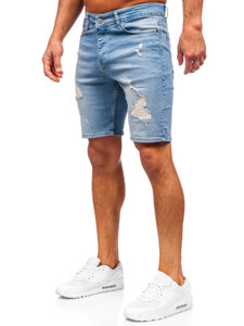 Herr Jeansshorts Blå Bolf 0464