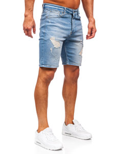 Herr Jeansshorts Blå Bolf 0464