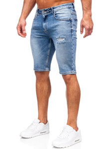 Herr Jeansshorts Blå Bolf KG3916