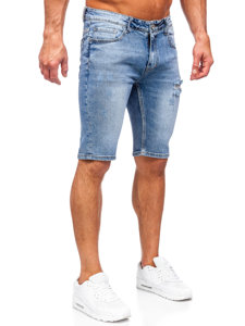 Herr Jeansshorts Blå Bolf KG3916