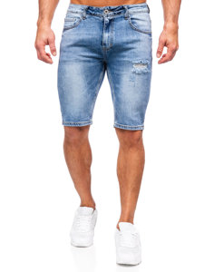 Herr Jeansshorts Blå Bolf KG3916