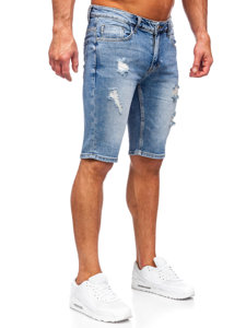 Herr Jeansshorts Himmelsblå Bolf KG3912