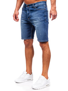 Herr Jeansshorts Marinblå Bolf 0423