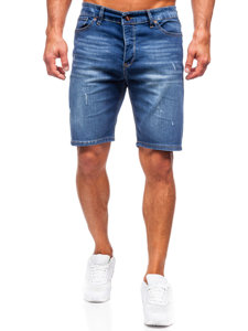 Herr Jeansshorts Marinblå Bolf 0423