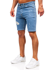 Herr Jeansshorts Marinblå Bolf 0429