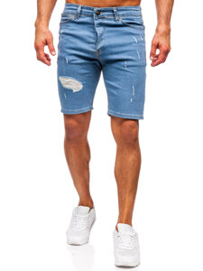 Herr Jeansshorts Marinblå Bolf 0429