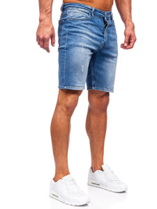 Herr Jeansshorts Marinblå Bolf 0466