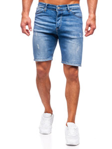 Herr Jeansshorts Marinblå Bolf 0466