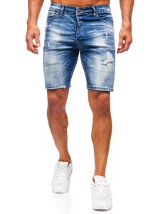 Herr Jeansshorts Marinblå Bolf 0581