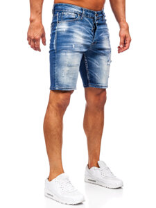 Herr Jeansshorts Marinblå Bolf 0581