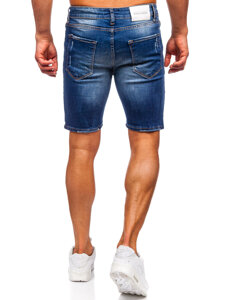 Herr Jeansshorts Marinblå Bolf 0582