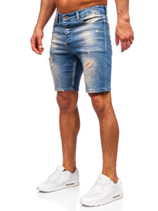 Herr Jeansshorts Marinblå Bolf 0585