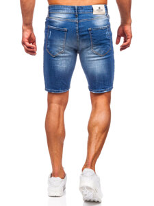 Herr Jeansshorts Marinblå Bolf 0592