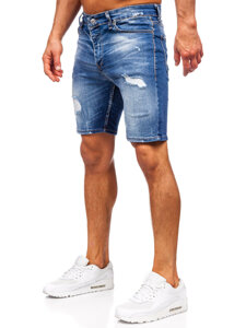 Herr Jeansshorts Marinblå Bolf 0596