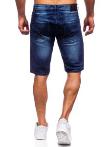 Herr Jeansshorts Marinblå Bolf 3001