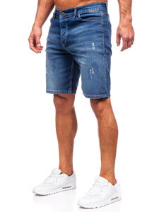 Herr Jeansshorts Marinblå Bolf 5819