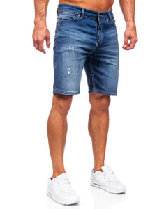 Herr Jeansshorts Marinblå Bolf 5819