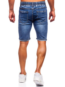 Herr Jeansshorts Marinblå Bolf 9315