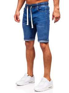 Herr Jeansshorts Marinblå Bolf 9323