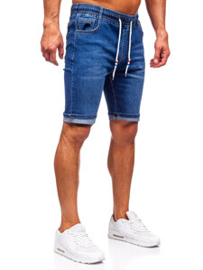 Herr Jeansshorts Marinblå Bolf 9325