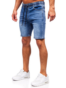 Herr Jeansshorts Marinblå Bolf 9329