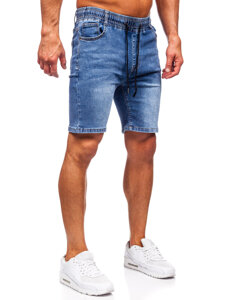 Herr Jeansshorts Marinblå Bolf 9329