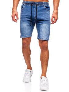 Herr Jeansshorts Marinblå Bolf 9329