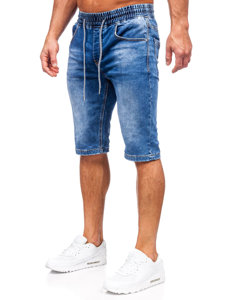 Herr Jeansshorts Marinblå Bolf KR1505