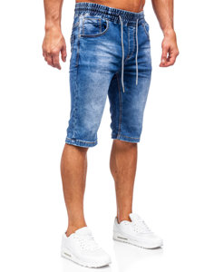 Herr Jeansshorts Marinblå Bolf KR1505