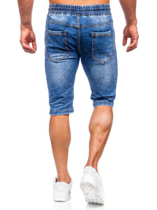 Herr Jeansshorts Marinblå Bolf KR1505