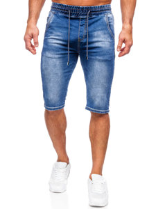 Herr Jeansshorts Marinblå Bolf KR1539