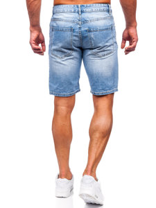 Herr Jeansshorts Marinblå Bolf RJ951