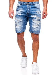 Herr Jeansshorts Marinblå Bolf RJ953