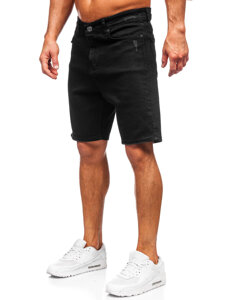 Herr Jeansshorts Svart Bolf 0622