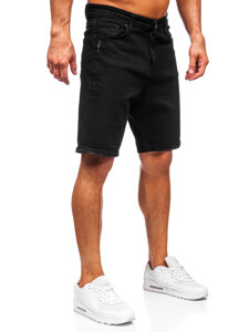 Herr Jeansshorts Svart Bolf 0622