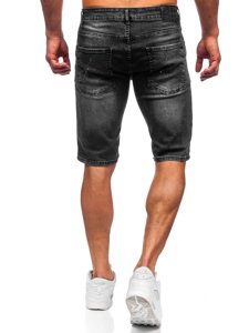 Herr Jeansshorts Svart Bolf 3014