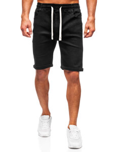 Herr Jeansshorts Svart Bolf 8108