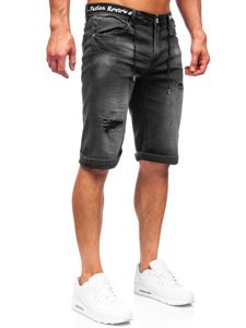 Herr Jeansshorts Svart Bolf K15002-2