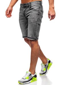 Herr Jeansshorts Svart Bolf KG3753A