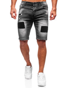 Herr Jeansshorts Svart Bolf MP0037N