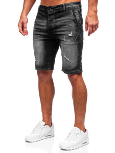 Herr Jeansshorts Svart Bolf MP0042N