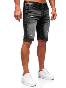 Herr Jeansshorts Svart Bolf MP0042N