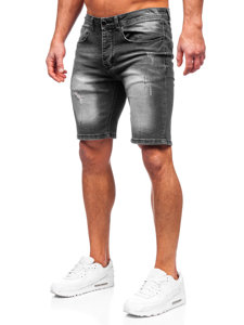 Herr Jeansshorts Svart Bolf MP0044N