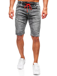 Herr Jeansshorts Svart Bolf TF175