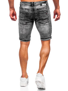 Herr Jeansshorts Svart Bolf TF188