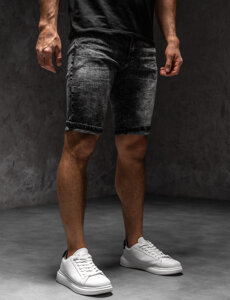 Herr Jeansshorts Svart Bolf TF188A1