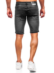 Herr Jeansshorts Svart Bolf TF195