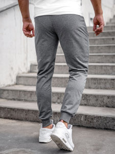 Herr Jogger Sweatpants Antrazitgrå Bolf JX5007A